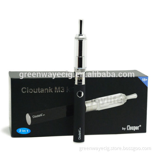 2015 cloupor cloutank M3 kit for dry herb,wax, vaporizer of great quality